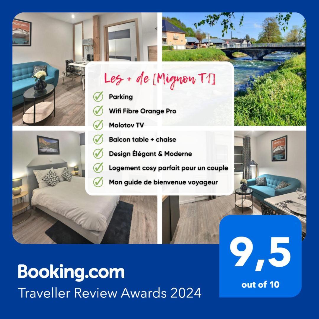 Apartament Mignon, T1 Bis Cosy & Calme, Neuf, Parking, Balcon Gerde Zewnętrze zdjęcie